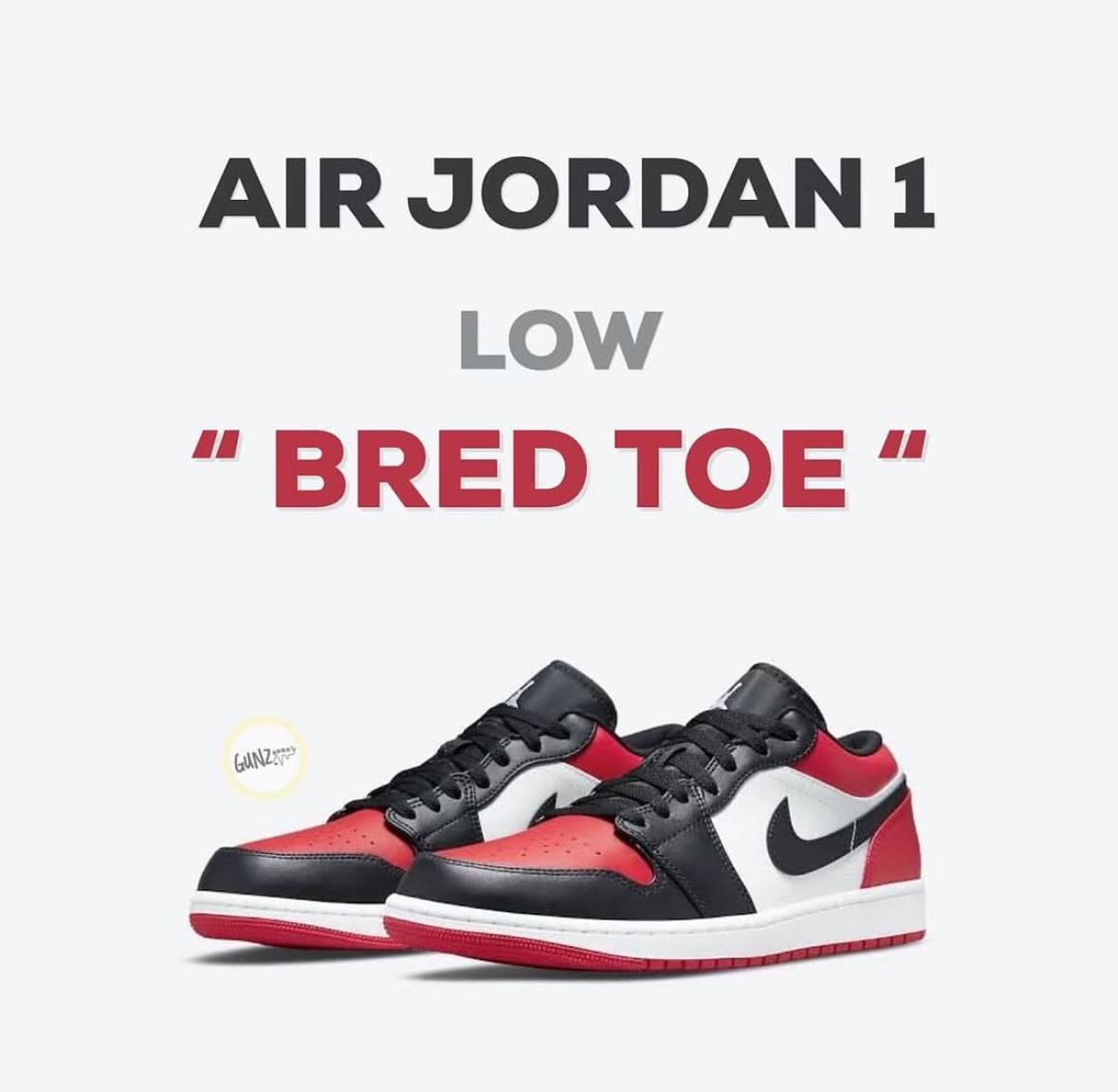 Sneakers Tenis Teni Nike Air Jordan 1 Low Bred Toe Original Originales Foto 7293522-4.jpg