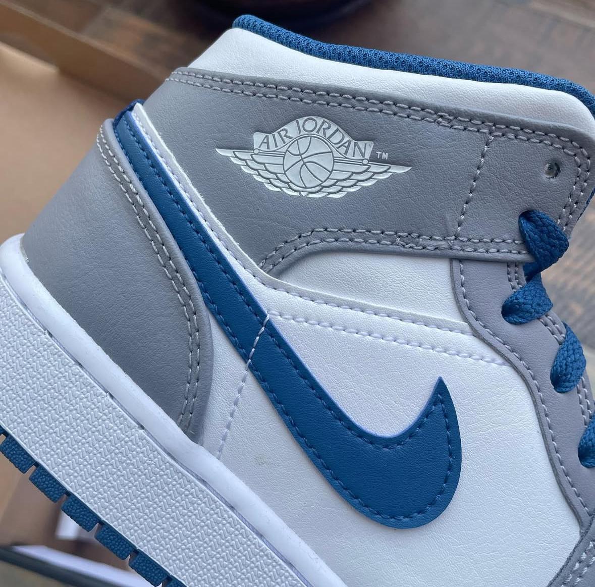 Tenis  Sneakers NIKE AIR JORDAN 1 MID TRUE BLUE Original Originales Foto 7293523-2.jpg