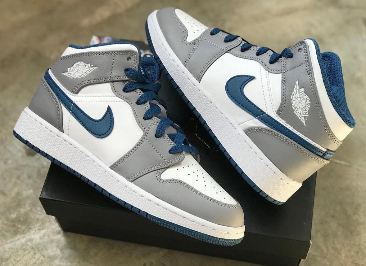 Tenis Sneakers NIKE AIR JORDAN 1 MID TRUE BLUE Original 2K26 Foto 7293524-8.jpg