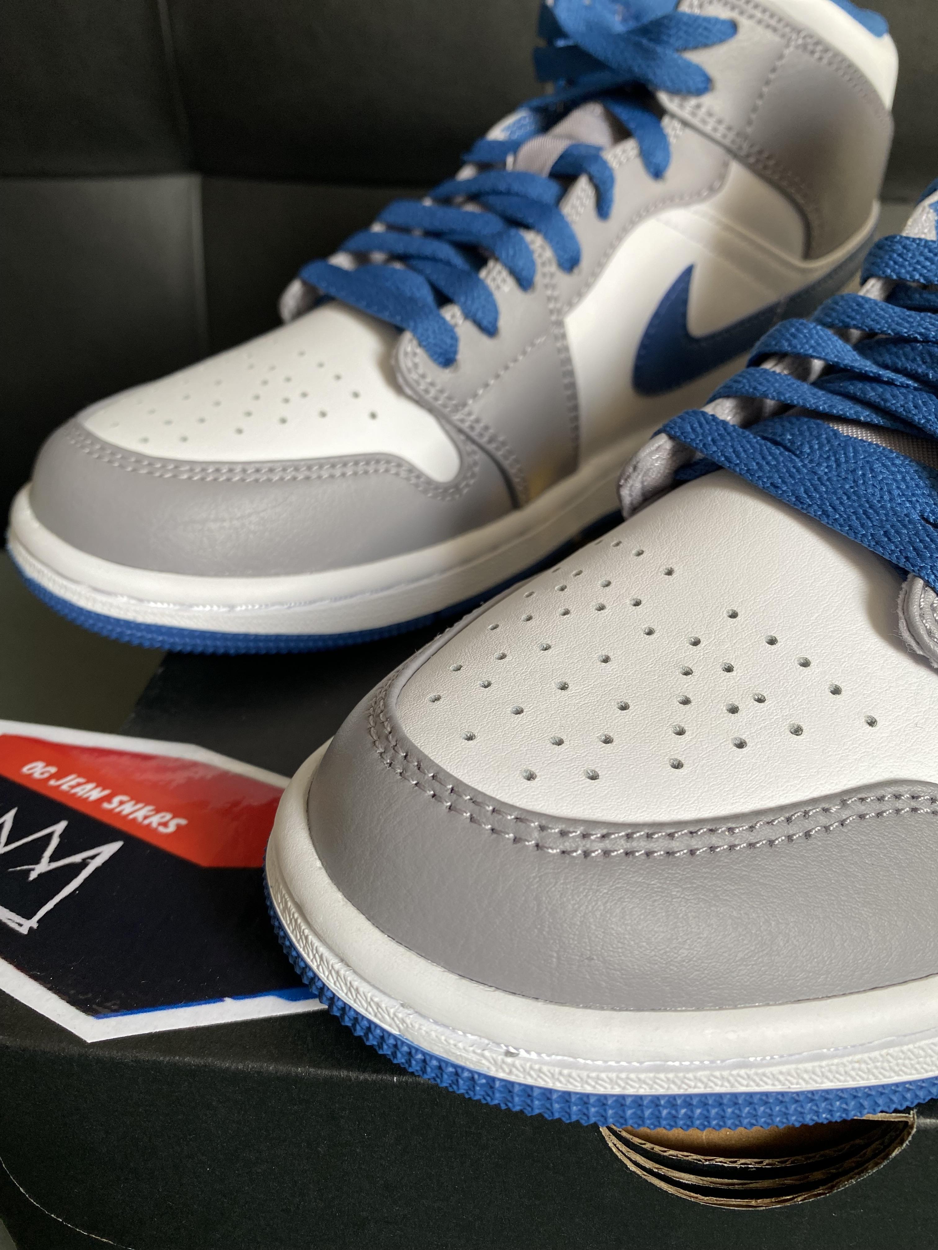 Tenis Sneakers Teni NIKE AIR JORDAN 1 MID TRUE BLUE Originales 2K26 Foto 7293525-11.jpg