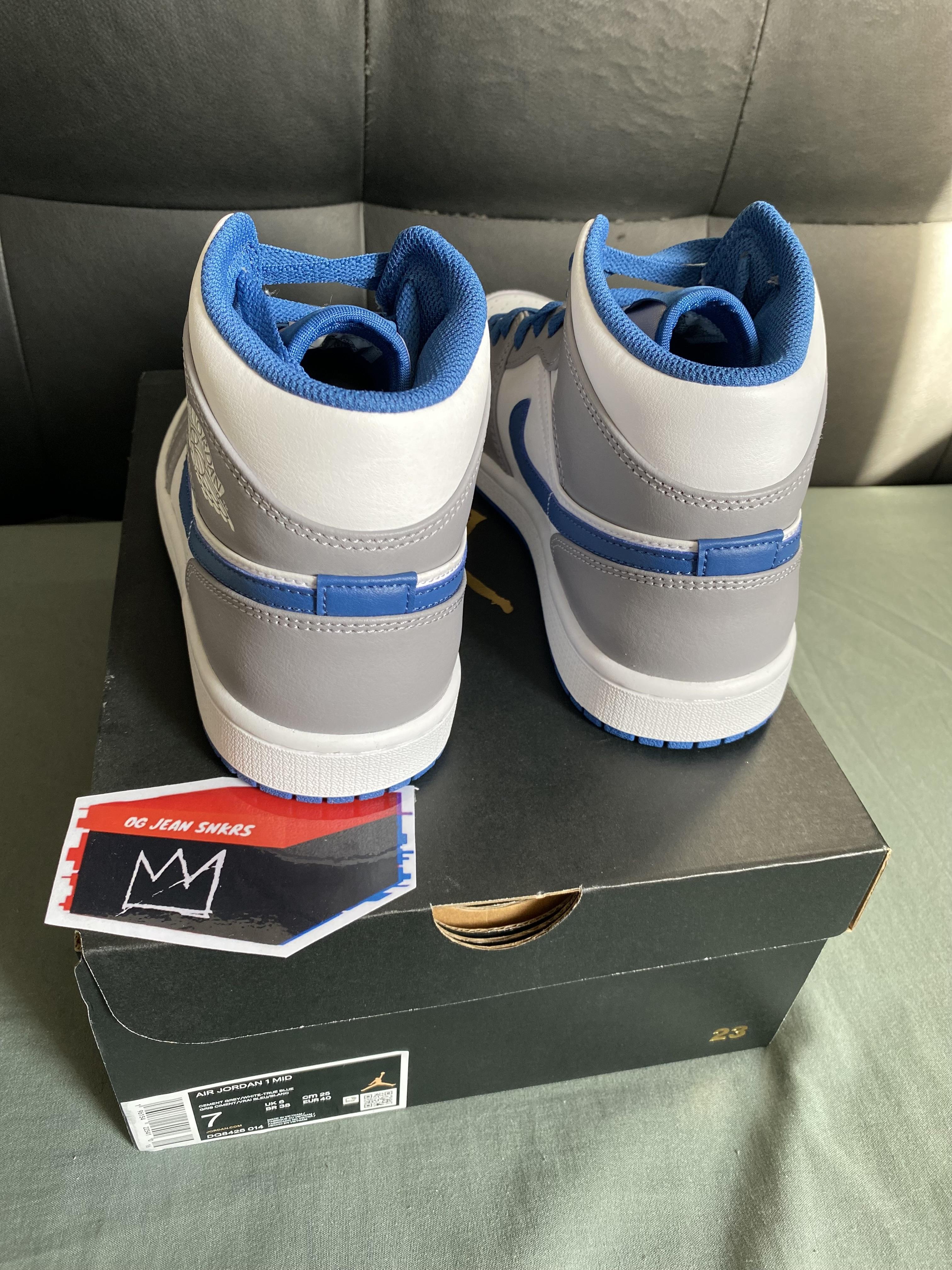 Tenis Sneakers Teni NIKE AIR JORDAN 1 MID TRUE BLUE Originales 2K26 Foto 7293525-5.jpg