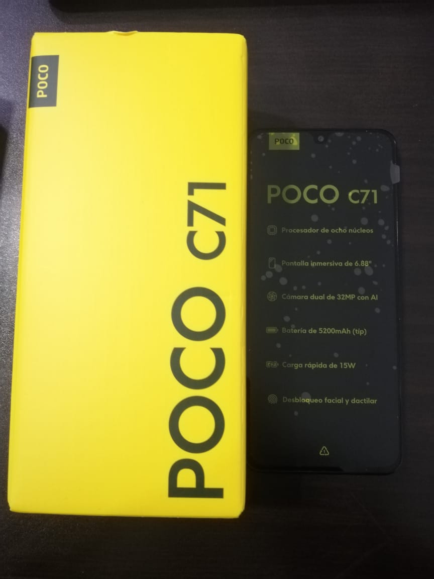 Teléfono XIAOMI POCO C71 128GB 4GB RAM Con Pantalla Grande y Diseño Mo Foto 7293531-2.jpg