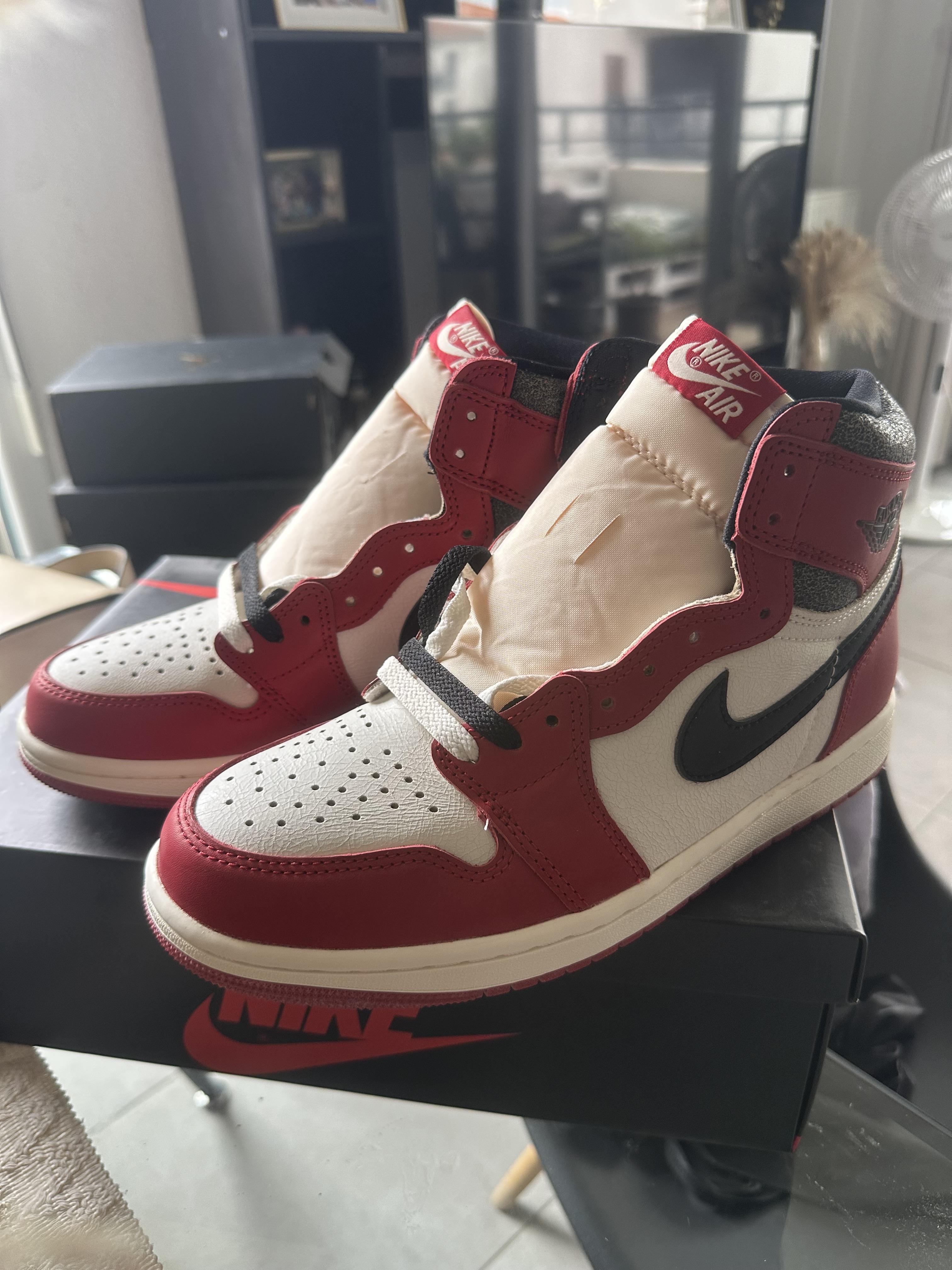 Tenis Nike Air Jordan Retro 1 Lost  Found CHICAGO Reimagined Originale Foto 7293533-10.jpg