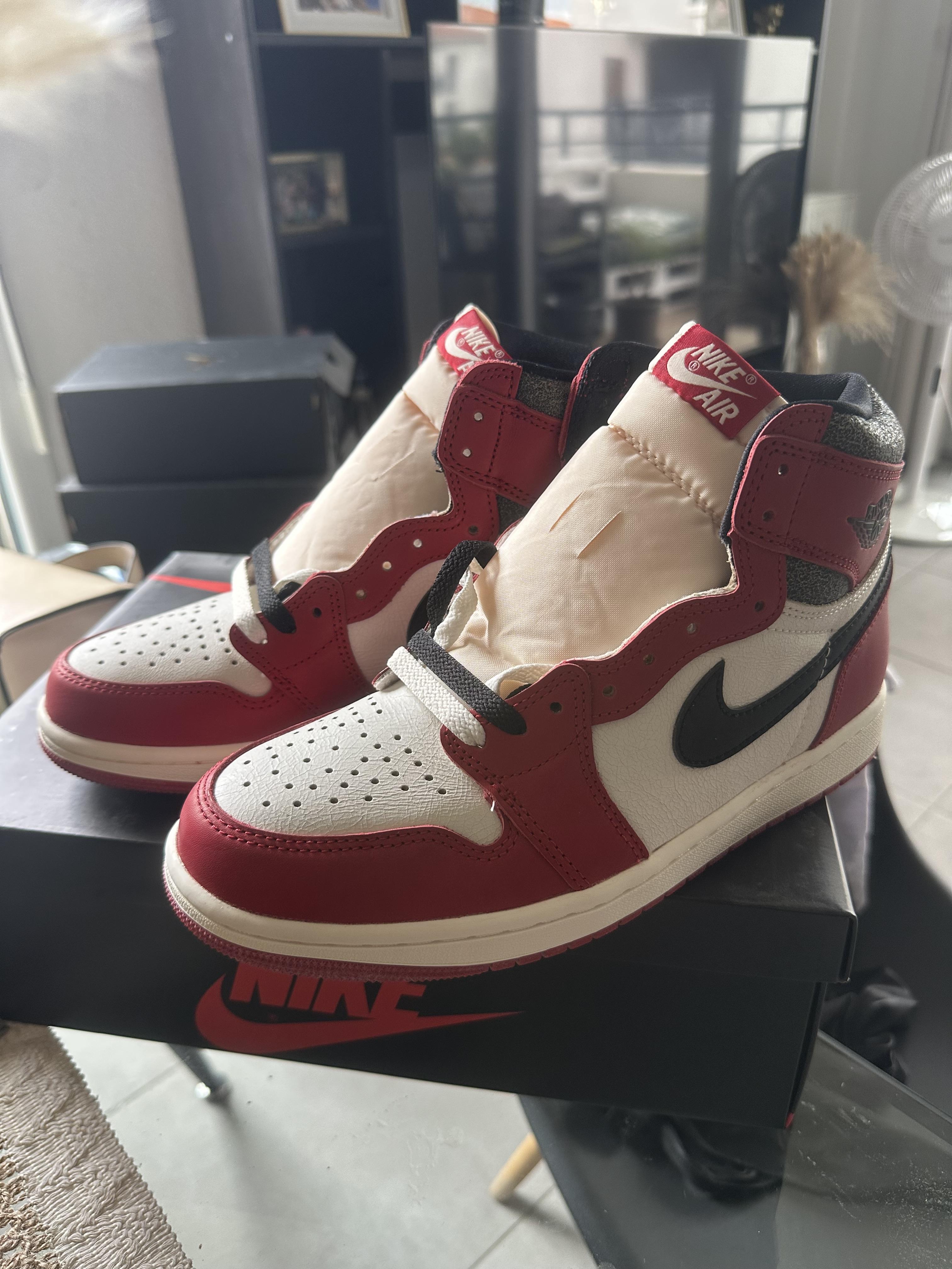 Tenis Nike Air Jordan Retro 1 Lost  Found CHICAGO Reimagined Originale Foto 7293533-9.jpg