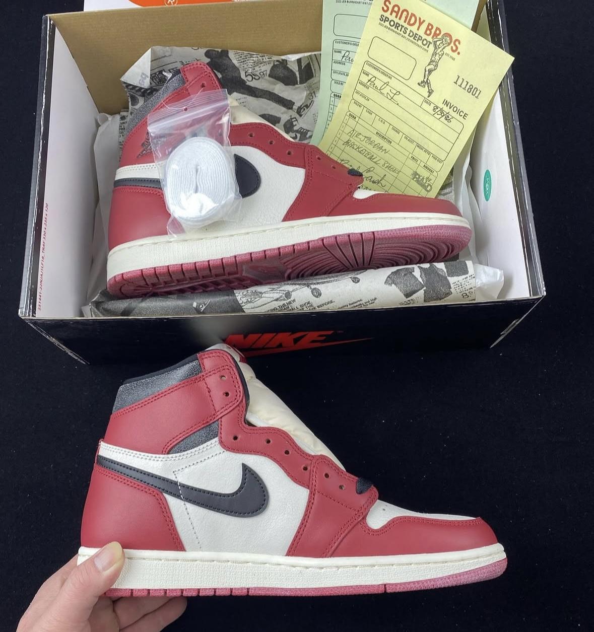 Sneakers Nike Air Jordan Retro 1 Lost  Found CHICAGO Reimagined Origin Foto 7293535-3.jpg
