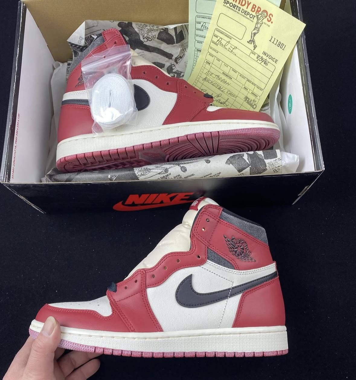 Sneakers Nike Air Jordan Retro 1 Lost  Found CHICAGO Reimagined Origin Foto 7293535-4.jpg