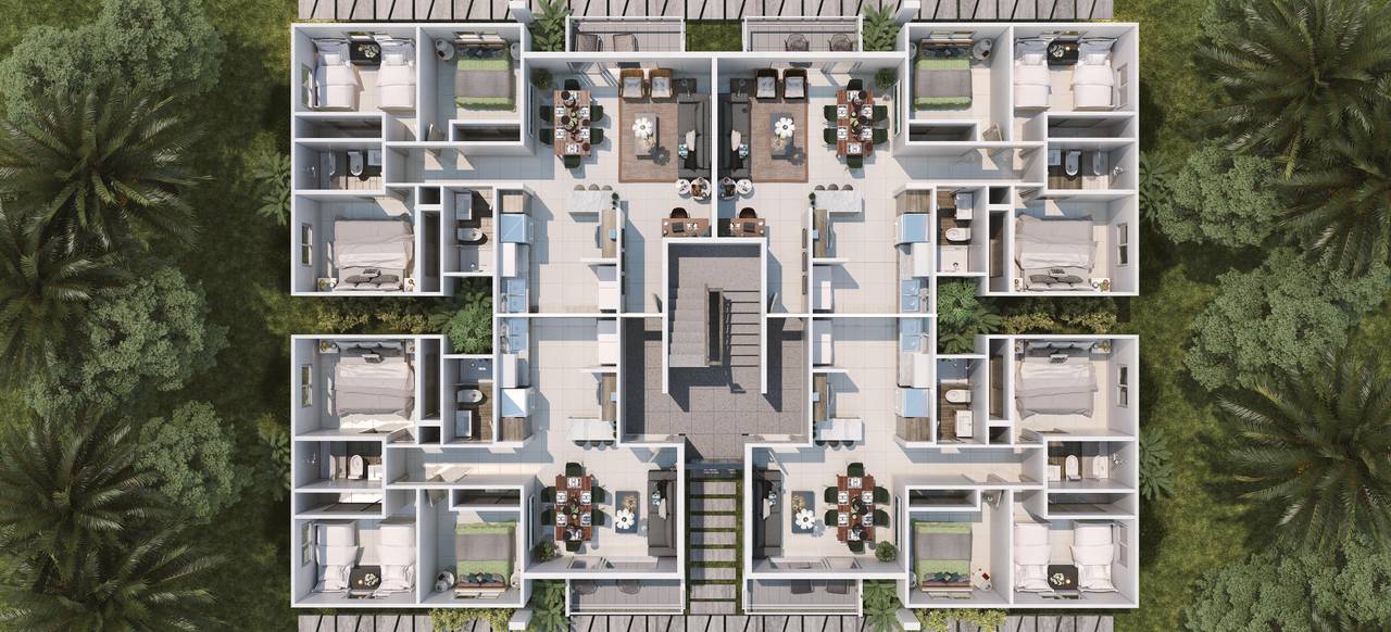 Proyecto residencial con piscina y gimnasio en Santo Domingo Norte Foto 7293792-15.jpg