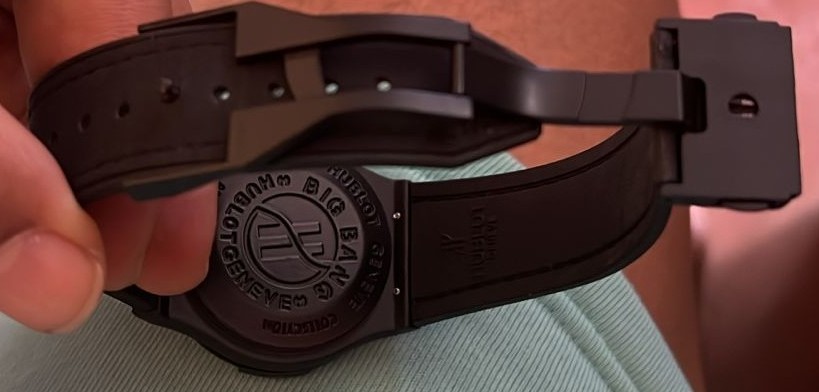 Reloj Hublot Big Bang cuarzo Pulsera silicona ajustable fechero Foto 7293820-8.jpg