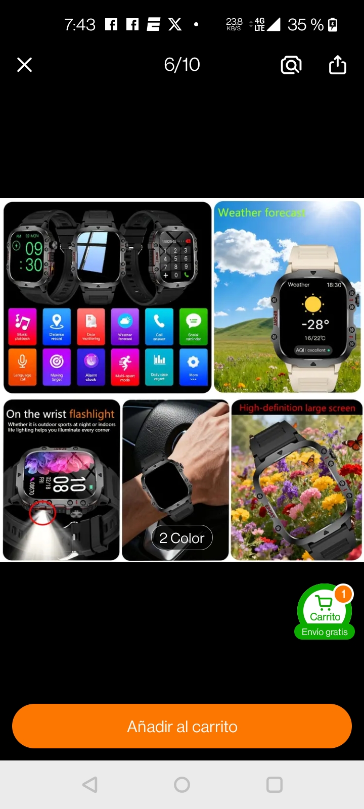 Reloj inteligente  en Santo Domingo Este Foto 7294175-3.jpg