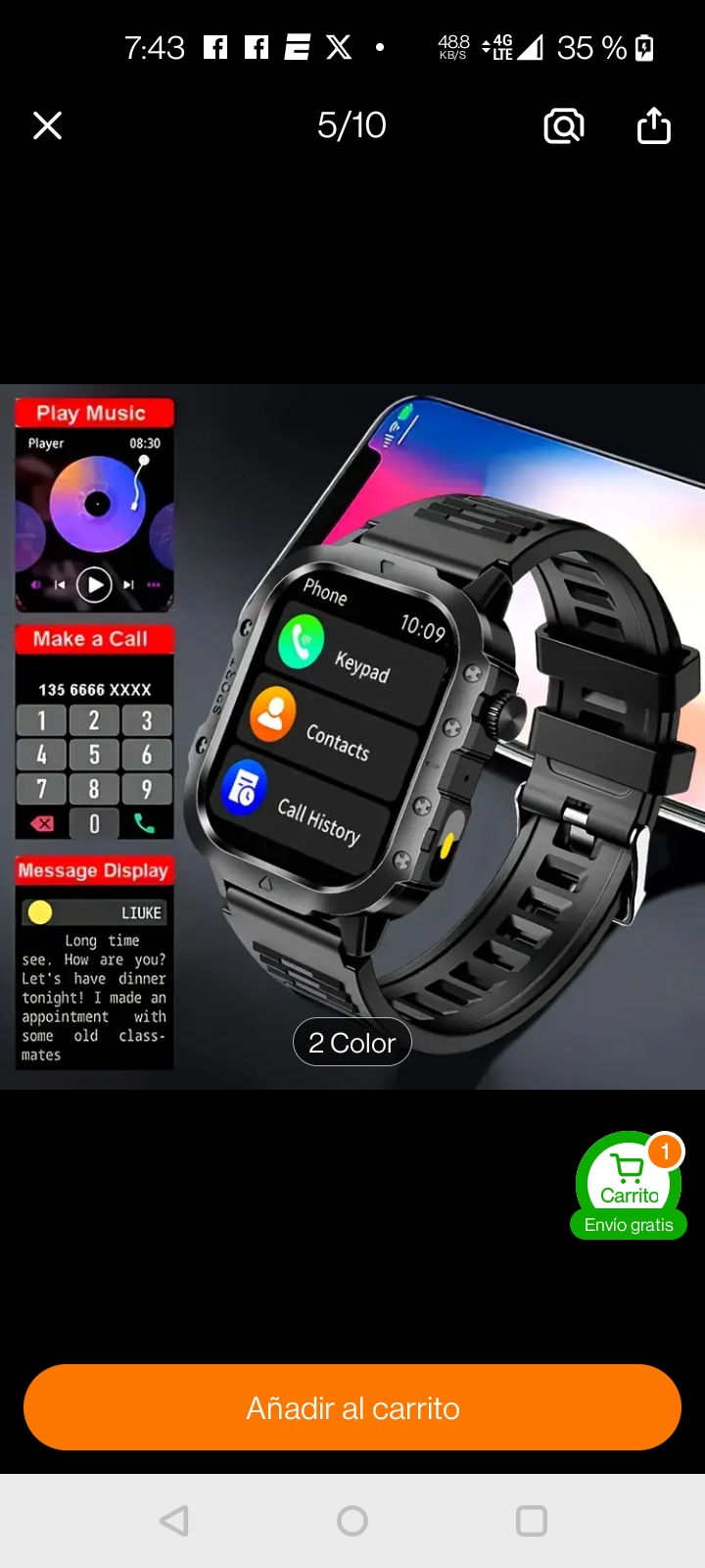 Reloj inteligente  en Santo Domingo Este Foto 7294175-4.jpg