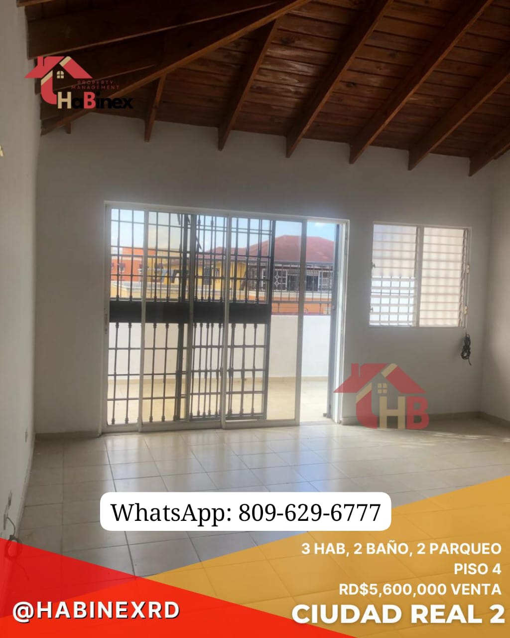 Apto en VENTA Ciudad Real ll 4to piso 3-Hab2-B 2 Parqueos.Av.Rep de Co Foto 7294464-2.jpg