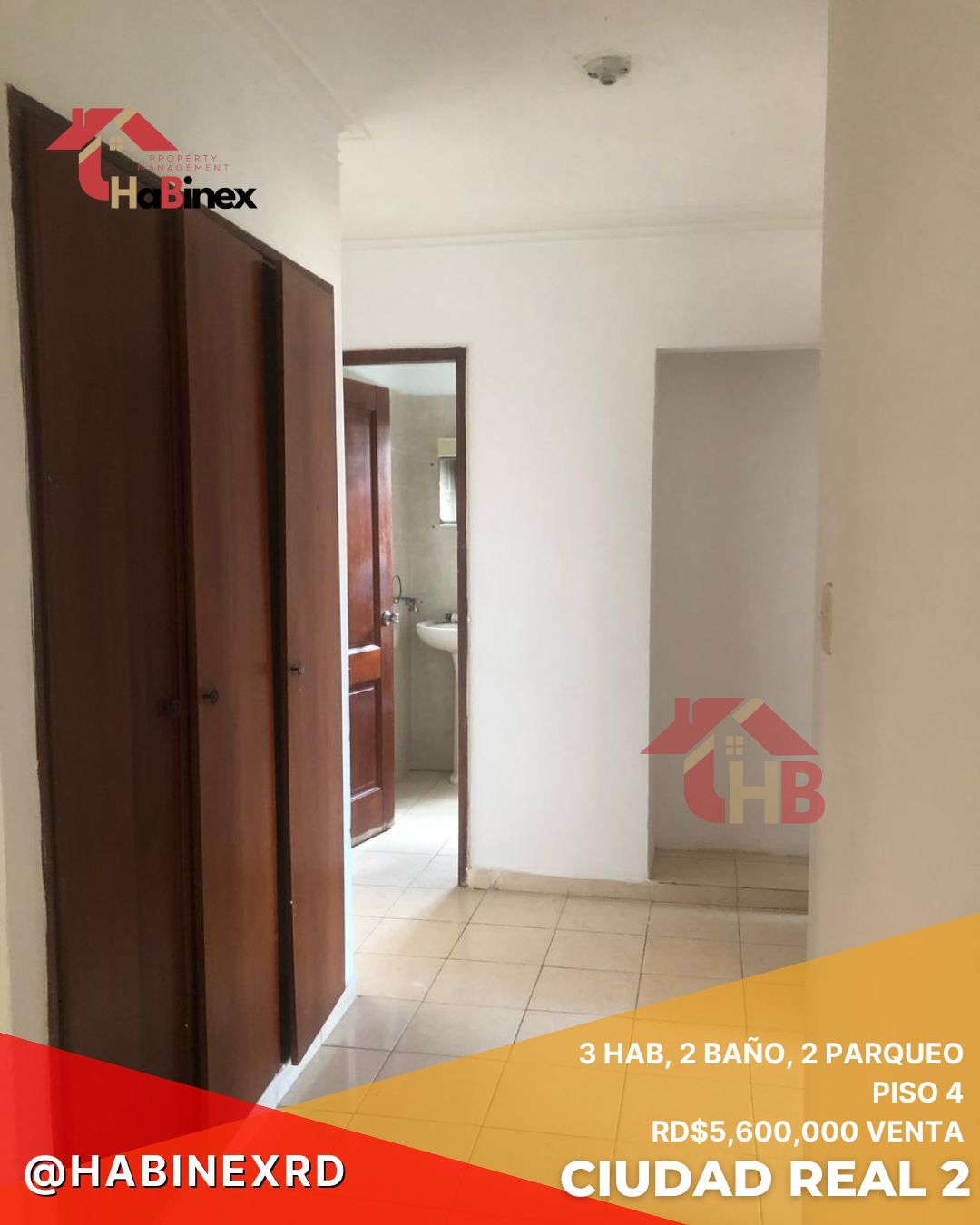 Apto en VENTA Ciudad Real ll 4to piso 3-Hab2-B 2 Parqueos.Av.Rep de Co Foto 7294464-7.jpg