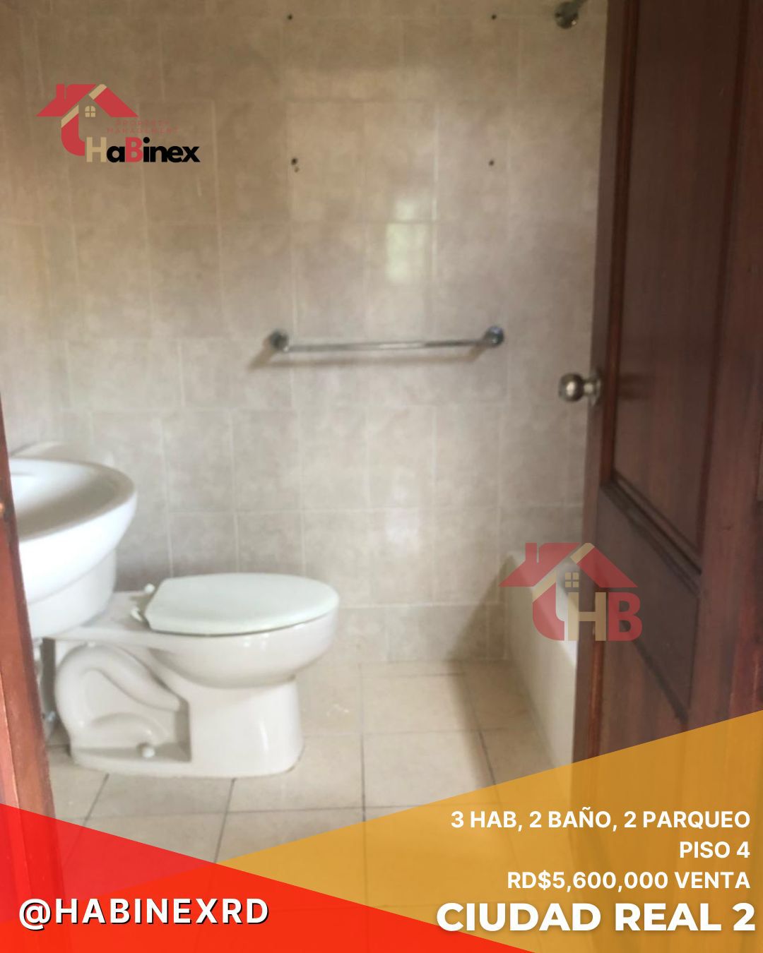 Apto en VENTA Ciudad Real ll 4to piso 3-Hab2-B 2 Parqueos.Av.Rep de Co Foto 7294464-8.jpg