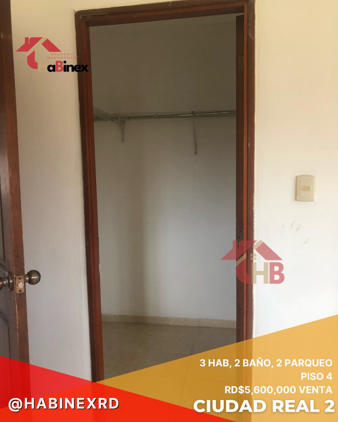 Apto en VENTA Ciudad Real ll 4to piso 3-Hab2-B 2 Parqueos.Av.Rep de Co Foto 7294464-9.jpg