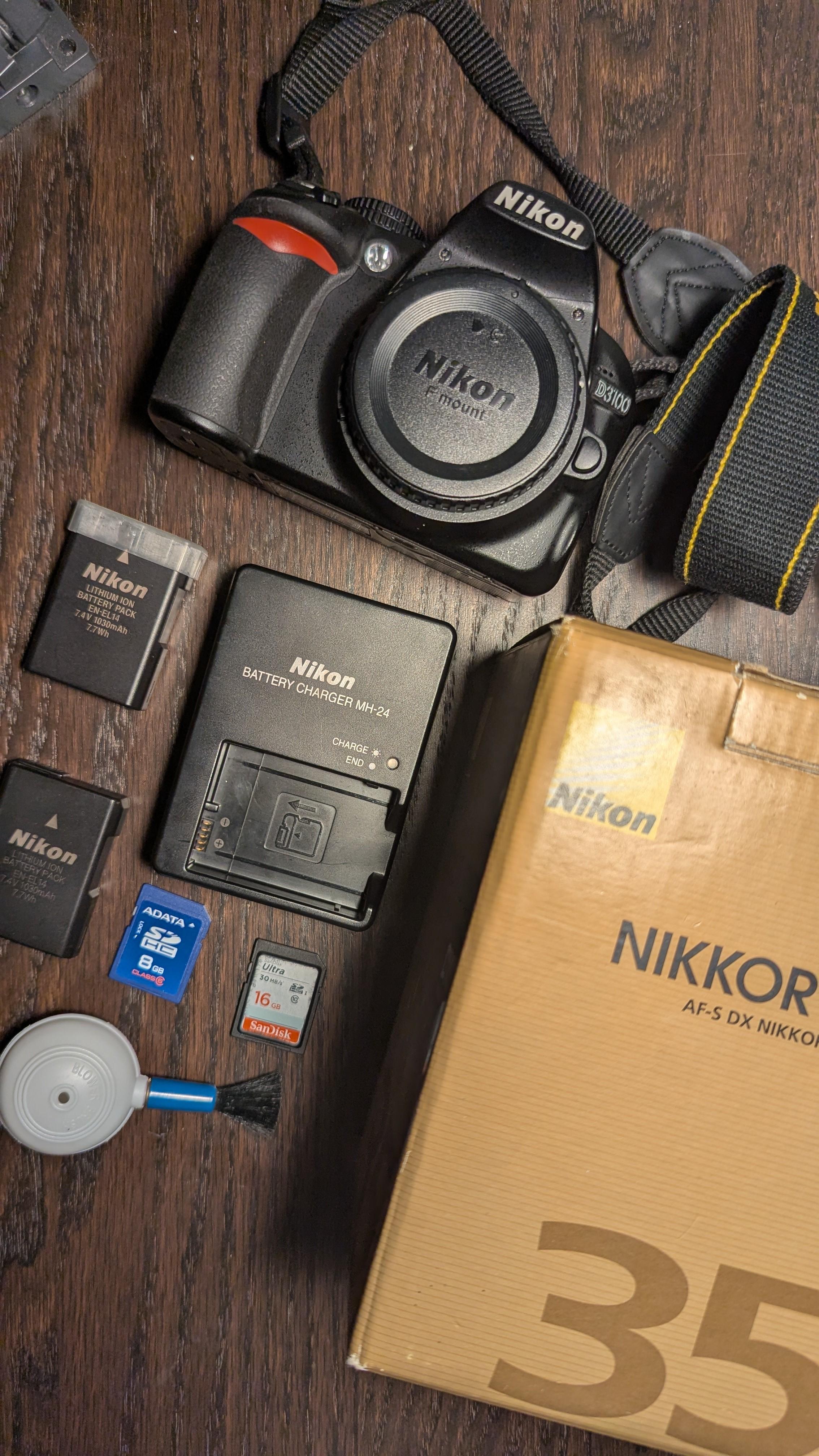 Nikon con Lente 35mm 1.8 y accesorios . Oportunida Foto 7294787-15.jpg