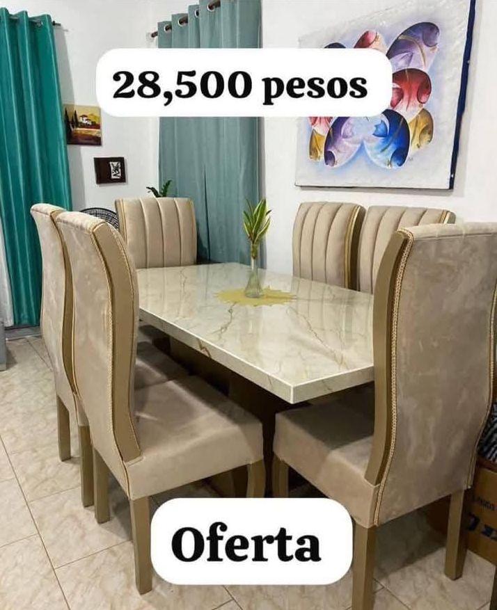 Juego de comedor de 6 sillas nuevo  Foto 7294950-1.jpg