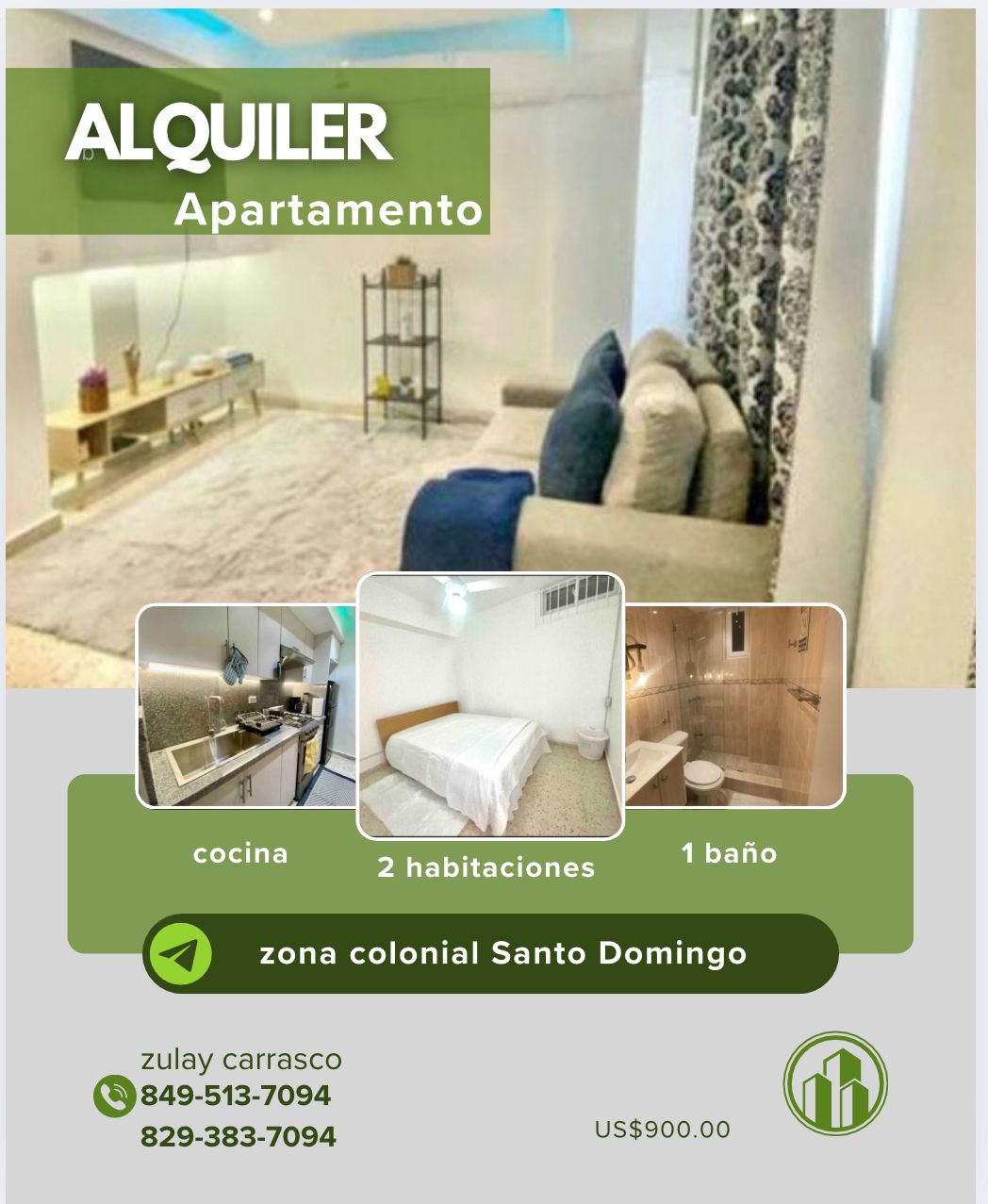 Alquiler – Apartamento en la Zona Colonial Foto 7295184-1.jpg