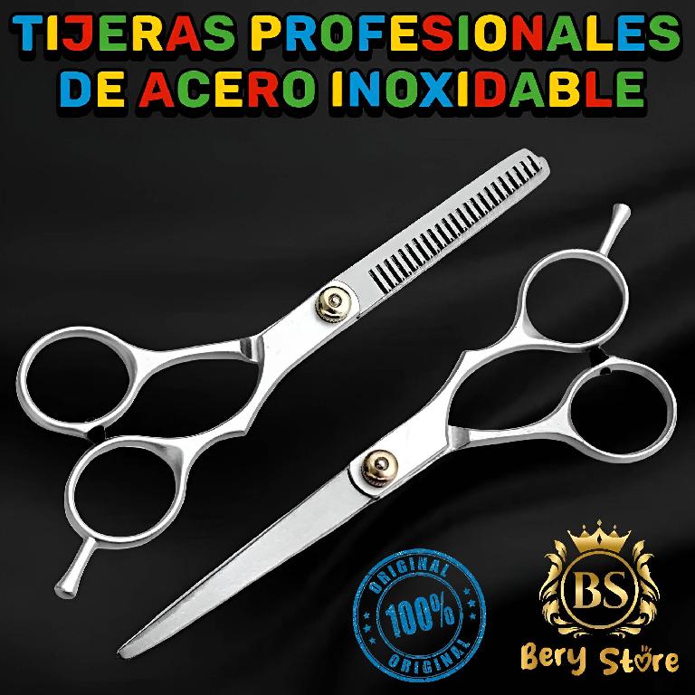 TIJERAS DE PELUQUERA  TIJERAS DE CORTE PROFESIONAL DE ACERO INOXI Foto 7296118-1.jpg