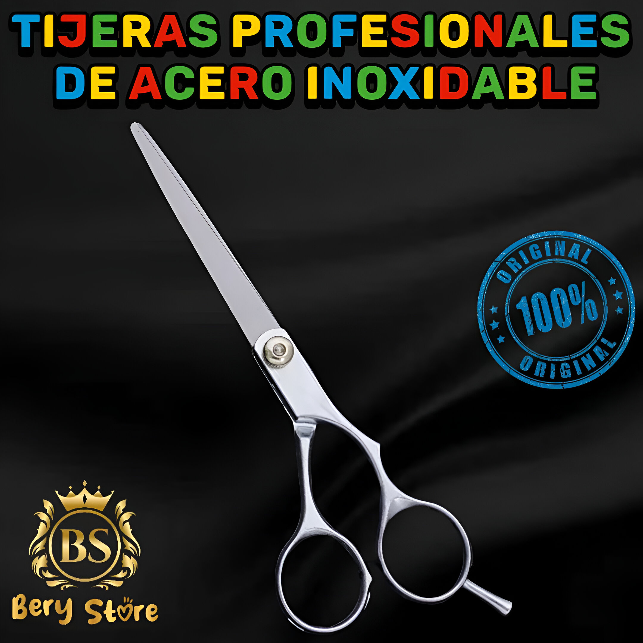 TIJERAS DE PELUQUERA  TIJERAS DE CORTE PROFESIONAL DE ACERO INOXI Foto 7296118-5.jpg