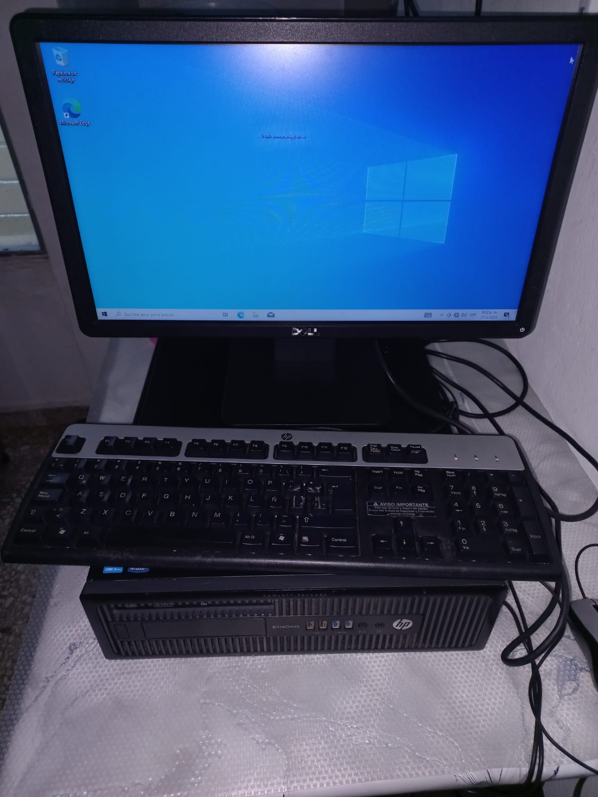 Computadora CPU HP Intel Core i5 3.50 GHZ 8 GB Ram  monitor Dell con d Foto 7296300-4.jpg