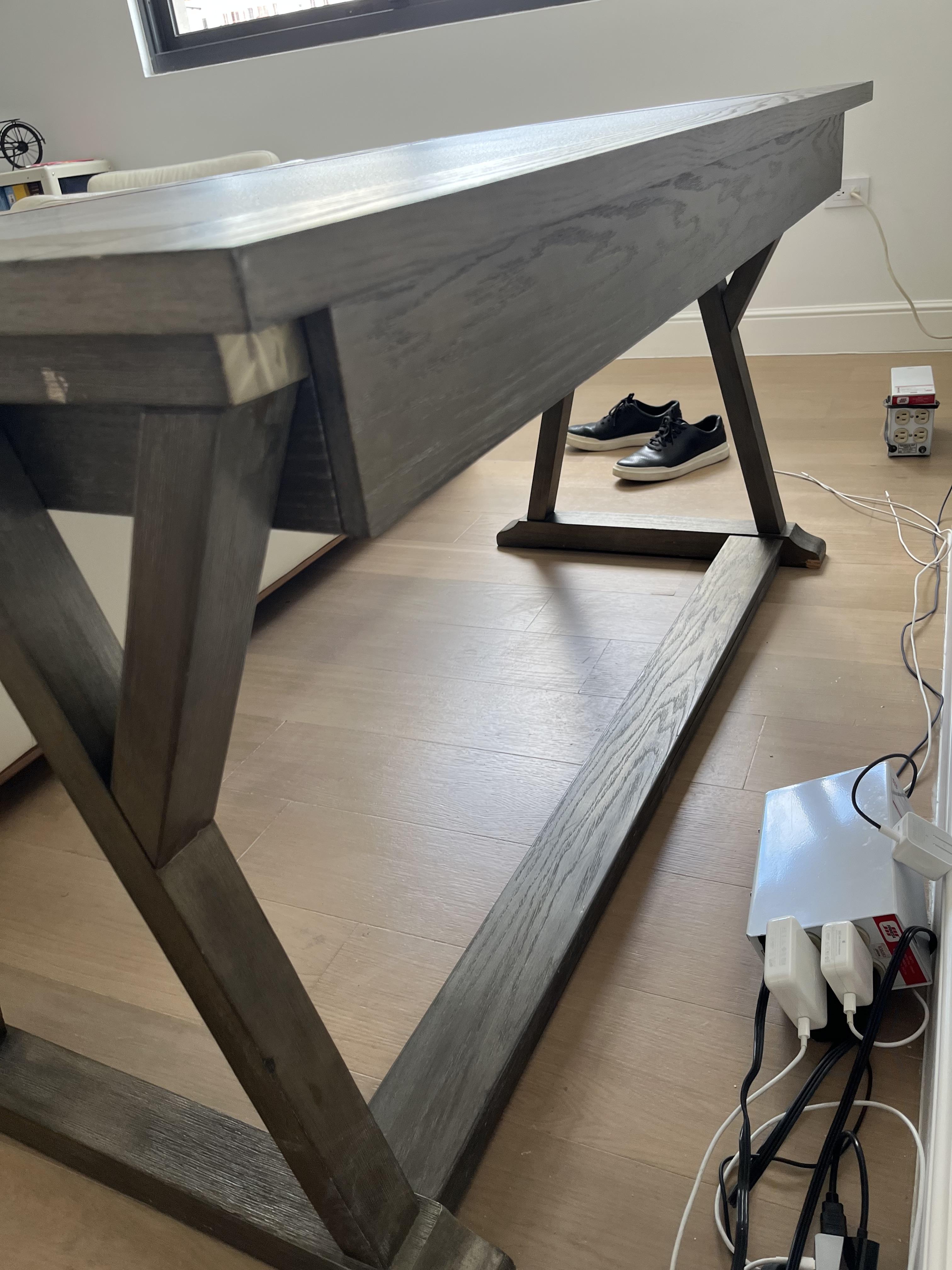 Vendo hermoso escritorio de madera con piedra. Foto 7296491-7.jpg