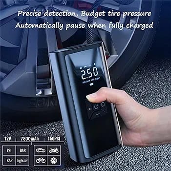 Bomba de aire inalámbrica para carros con pantalla led Foto 7296625-1.jpg