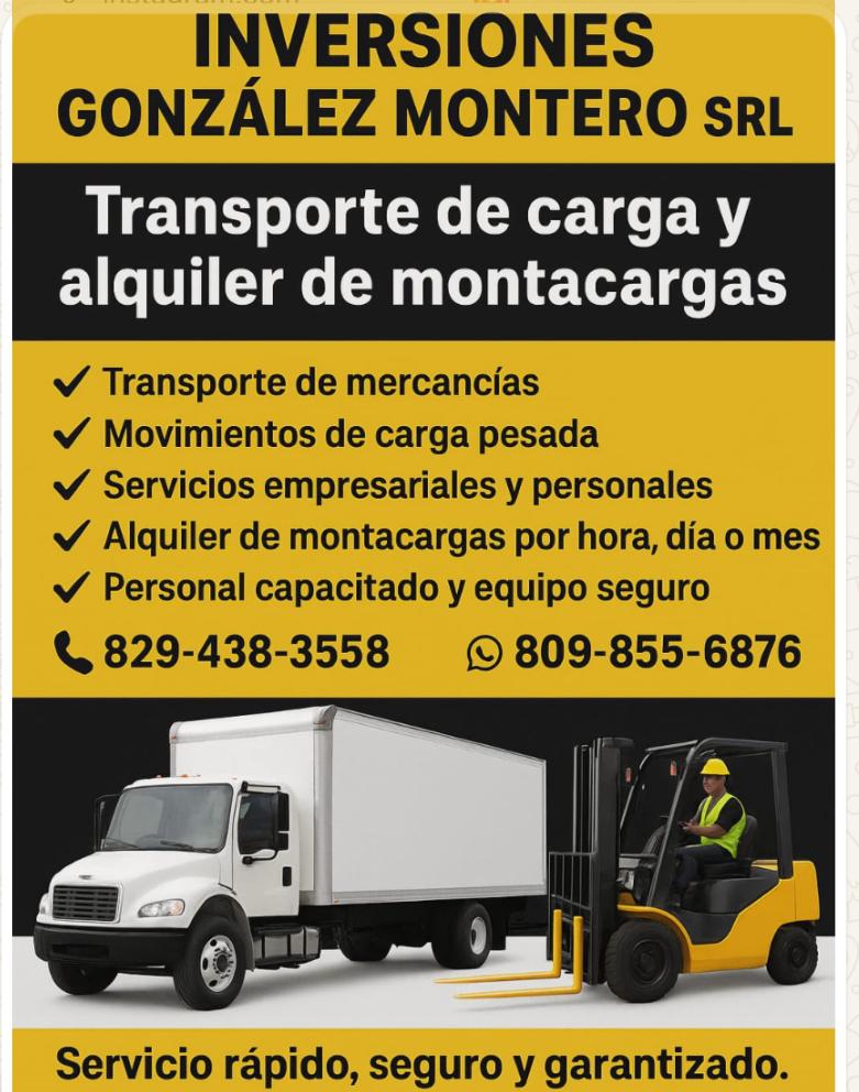 Transporte de carga y alquiler de monta carga  Foto 7296897-1.jpg