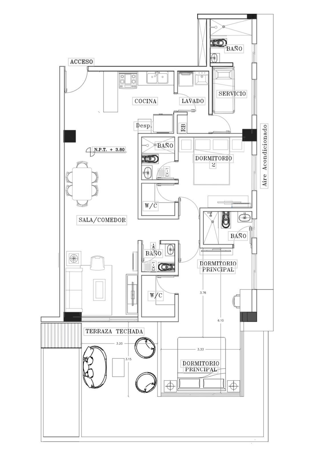 Penthouse en venta en Mirador Norte con terraza Foto 7299525-6.jpg