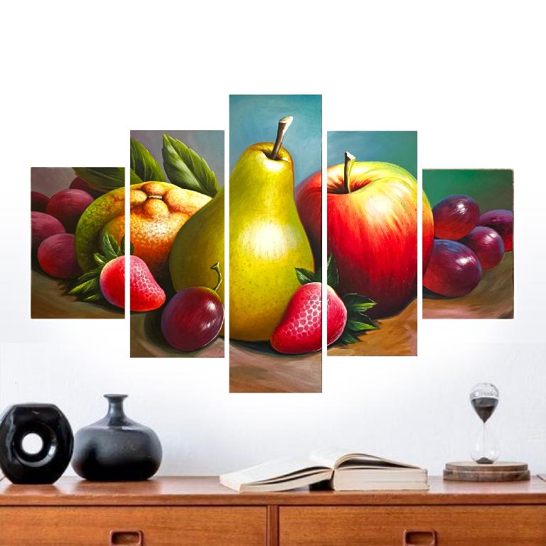 Cuadro pintura de frutas 5 en 1. Foto 7300041-1.jpg