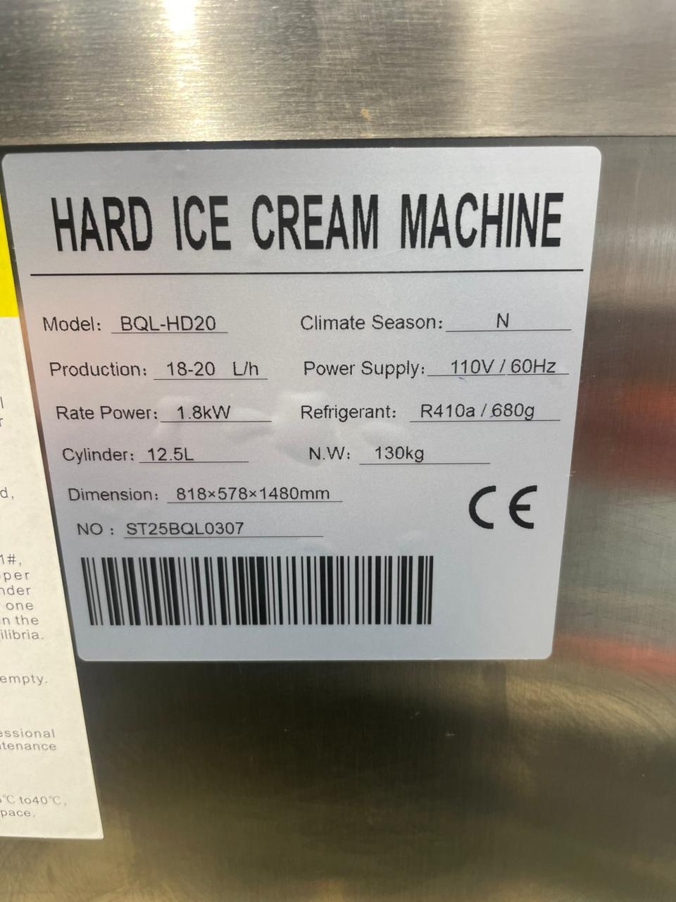 Maquina de helado duro de 20 litros helado duro fruta cremoso tarros Foto 7300053-7.jpg