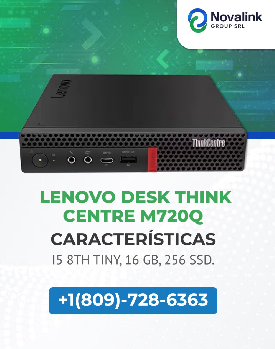 LENOVO DESK THINK CENTRE M720Q I5 8TH  Foto 7301158-2.jpg