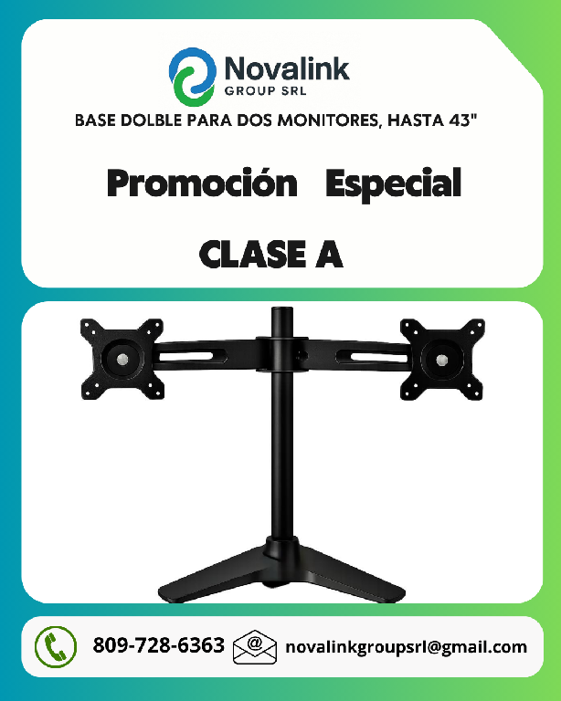 BASE DOBLE PARA DOS MONITORES . Foto 7301160-2.jpg