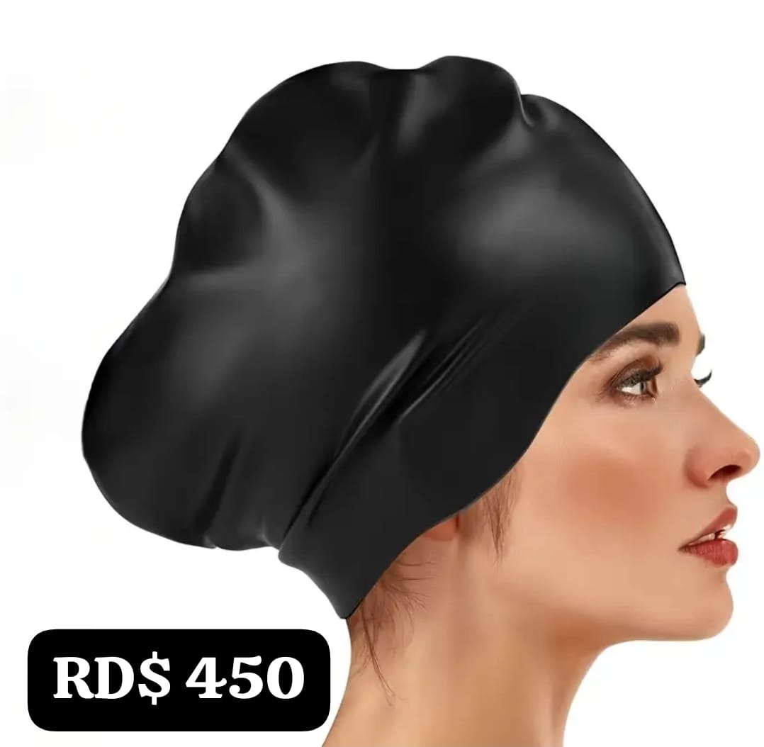 Gorro de natacion para mujer con cabello largo Foto 7302030-1.jpg