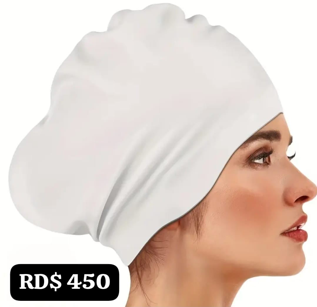 Gorro de natacion para mujer con cabello largo Foto 7302030-2.jpg