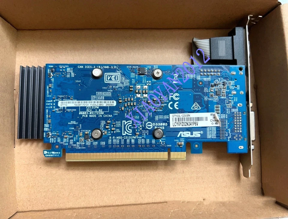 Tarjeta de Video Zotac Nvidia GForce GT710 de 2GB GDR5 Foto 7302383-3.jpg