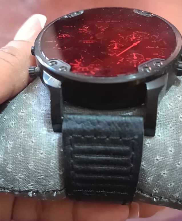 Reloj Diesel Mr Daddy caja de acero Inoxidable correa silicona cronogr Foto 7302572-3.jpg