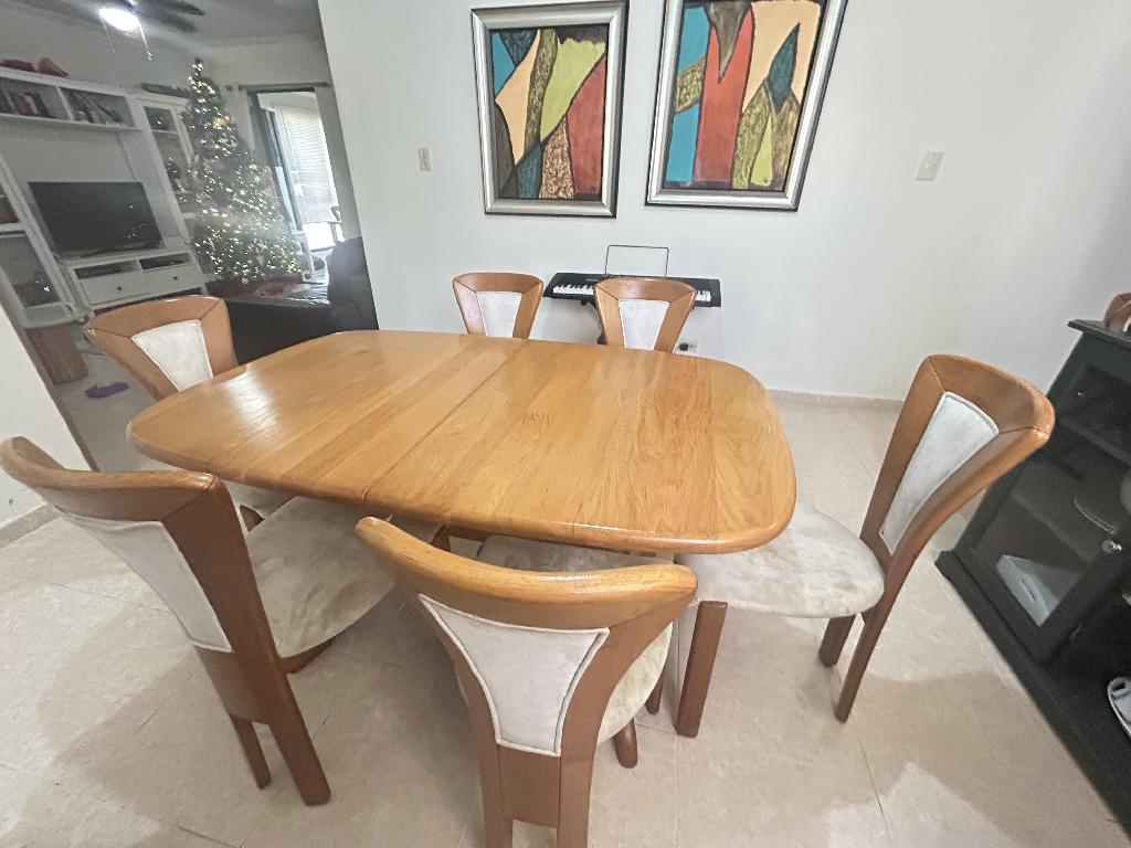Juego Comedor Expandible Madera Haya Alemana 8 sillas  Foto 7302770-1.jpg