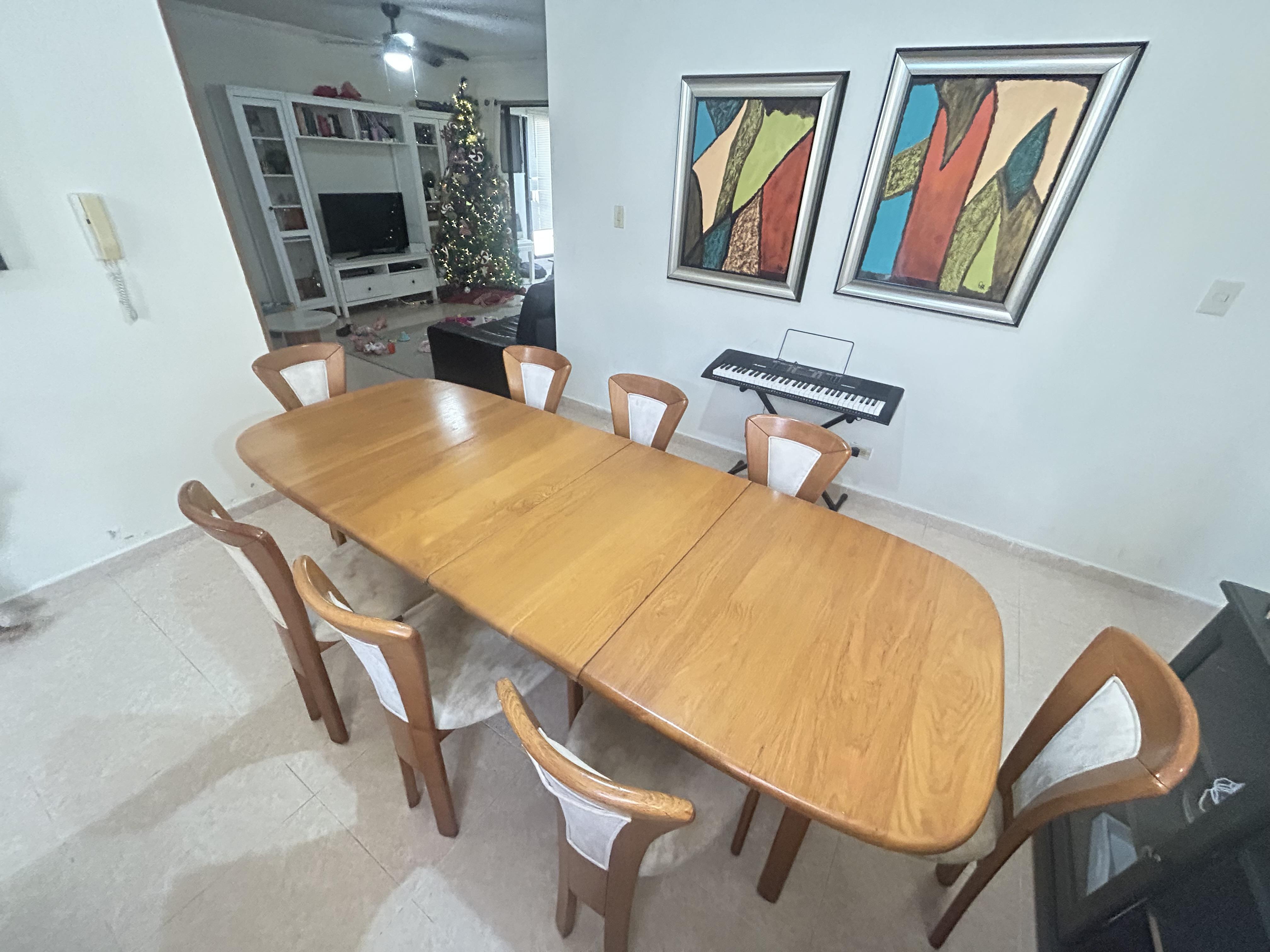 Juego Comedor Expandible Madera Haya Alemana 8 sillas  Foto 7302770-2.jpg