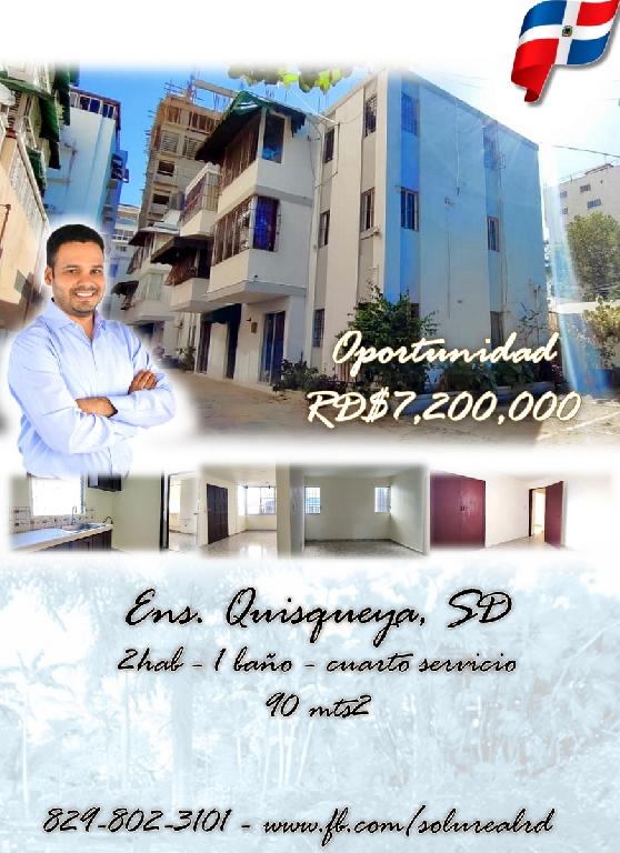 Venta apartamento en Quisqueya 2hab 90mts2 oportunidad Foto 7303179-14.jpg