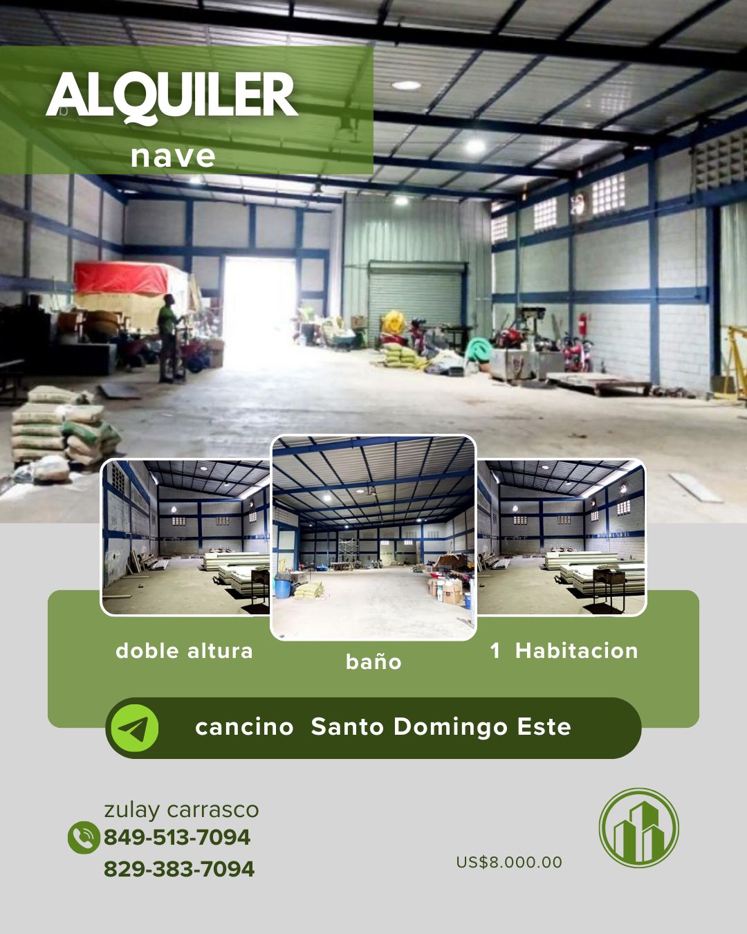 Nave Industrial en Alquiler – Cancino Santo Domingo Este  Foto 7303399-1.jpg