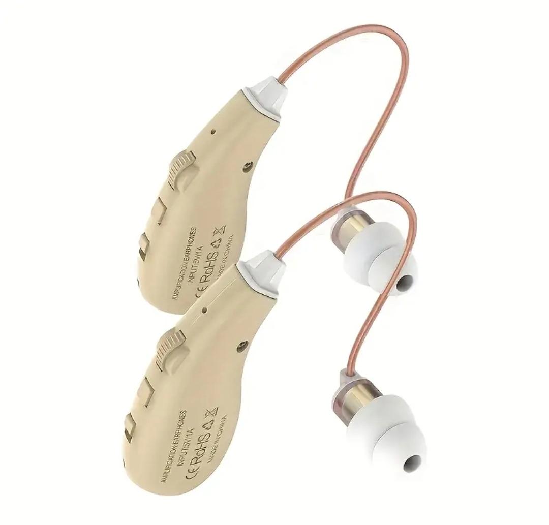 Dos amplificadores recargables para sordos audífonos para oídos de sor Foto 7303448-1.jpg