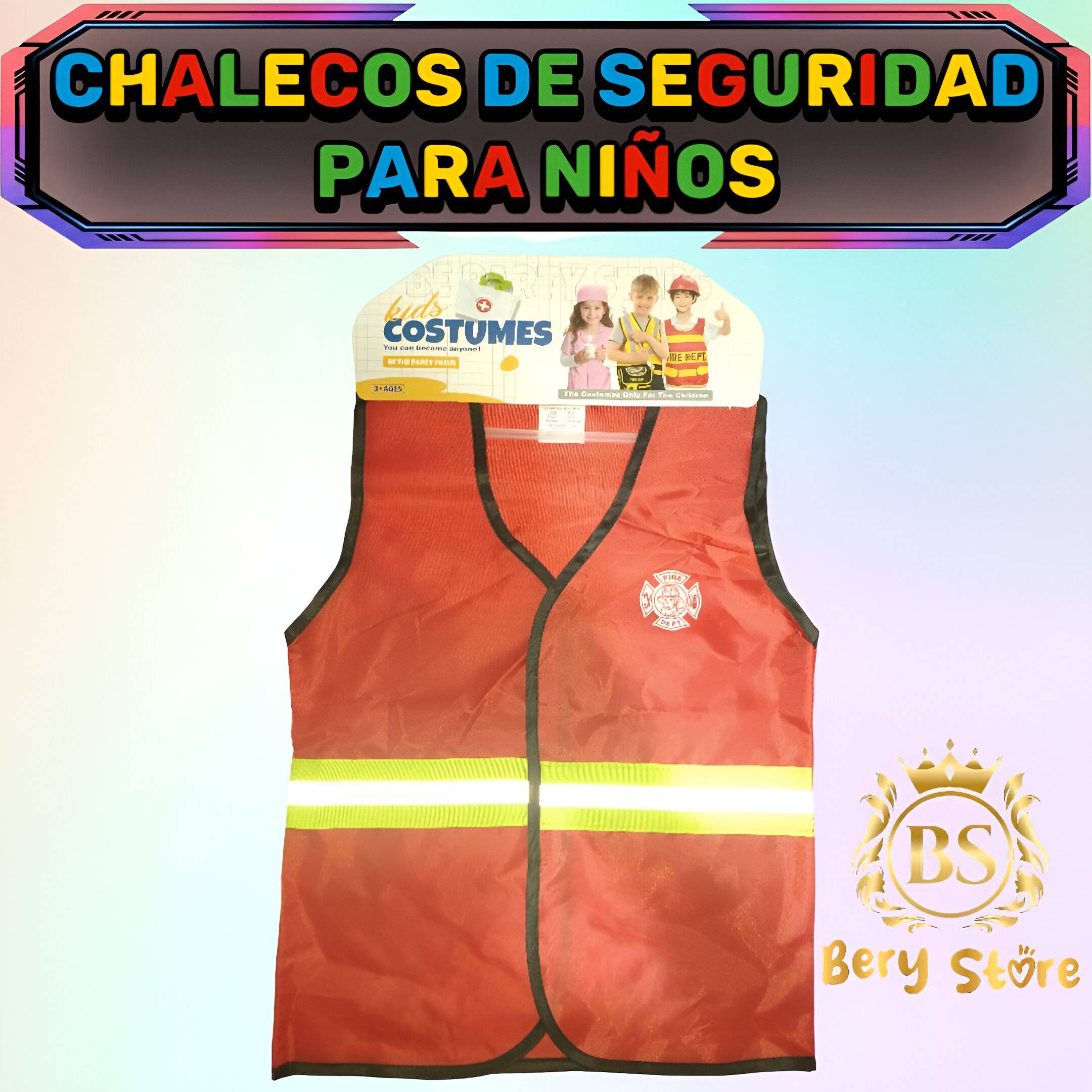 CHALECOS DE SEGURIDAD PARA NIÑOS  CHALECOS REFLECTIVOS PARA NIÑOS  CHA Foto 7303528-4.jpg