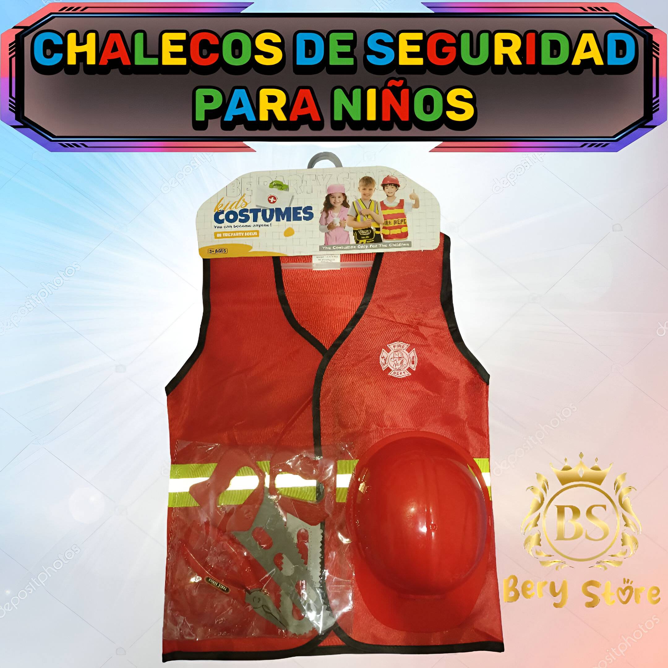 CHALECOS DE SEGURIDAD PARA NIÑOS  CHALECOS REFLECTIVOS PARA NIÑOS  CHA Foto 7303528-5.jpg