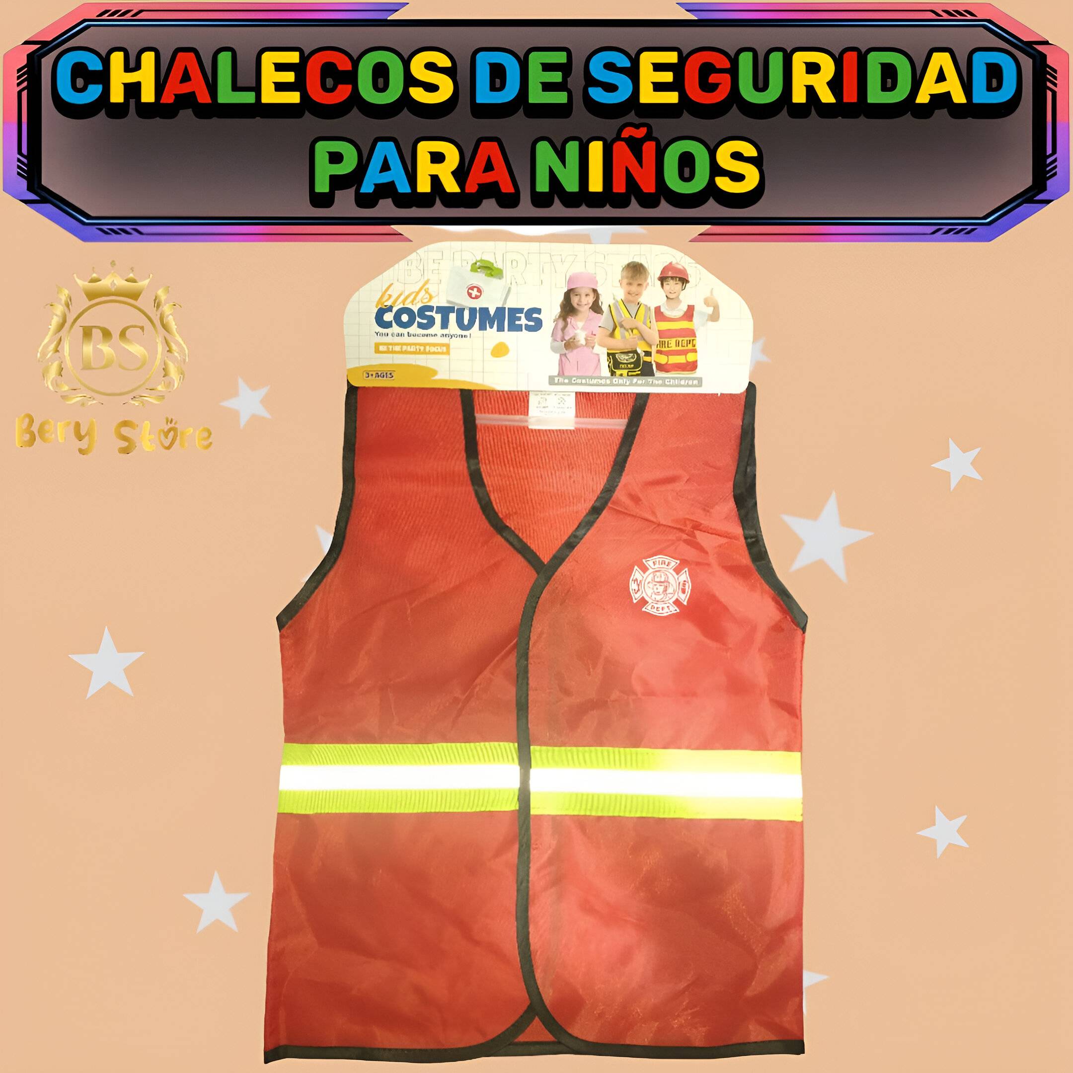 CHALECOS DE SEGURIDAD PARA NIÑOS  CHALECOS REFLECTIVOS PARA NIÑOS  CHA Foto 7303528-7.jpg