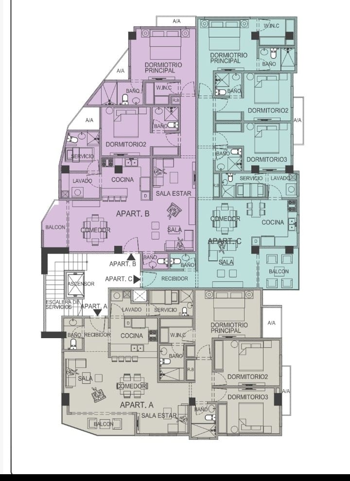 Apartamento en Venta en Mirador Norte Santo Domingo Foto 7303552-2.jpg
