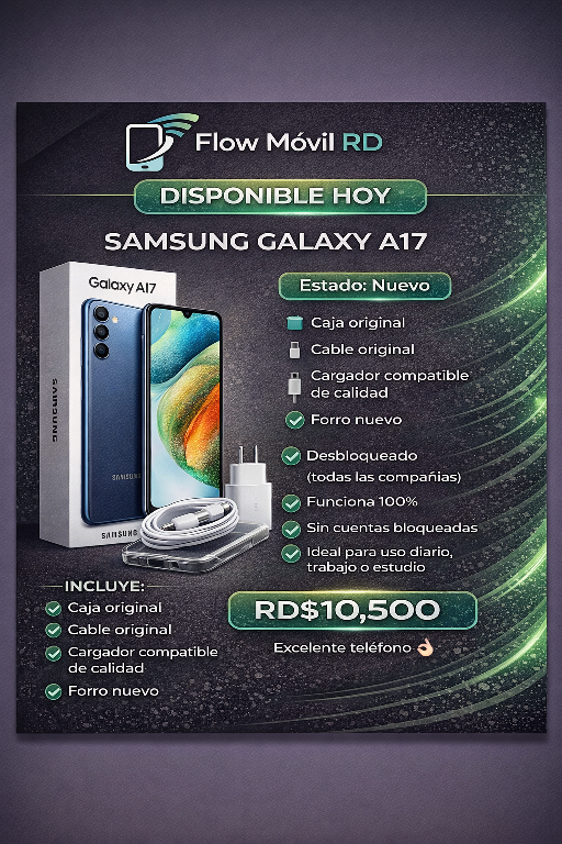 Samsung Galaxy A17 128GB – Nuevo caja y accesorios Foto 7303990-1.jpg