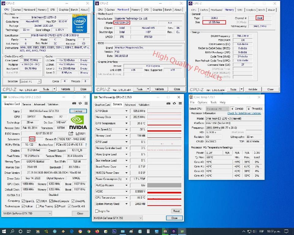 -----Procesador Intel Xeon E3-1270 v3 Socket 1150 3.50GHz Foto 7304106-5.jpg