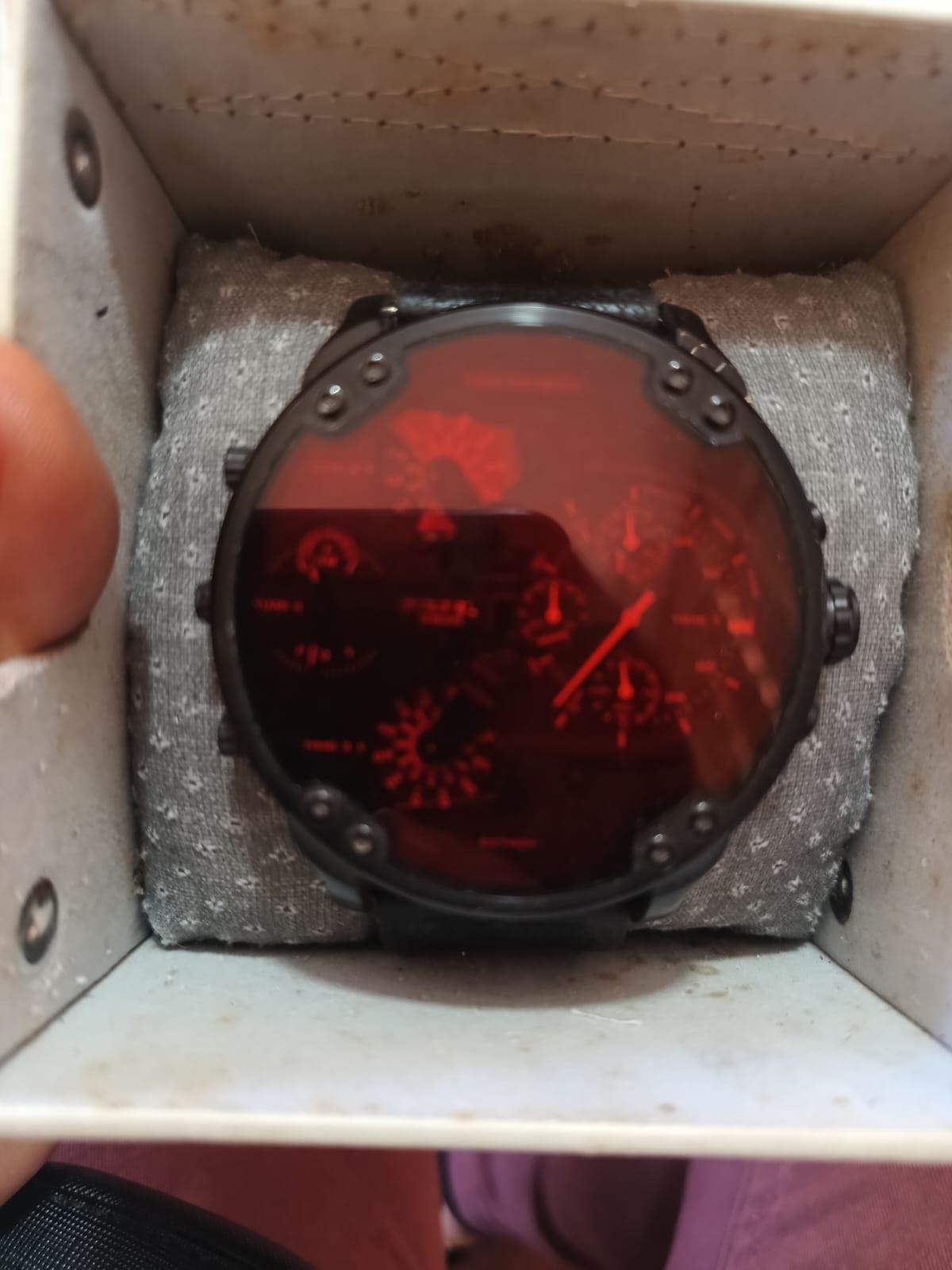 Reloj Diesel Mr Daddy caja de acero Inoxidable correa silicona cronogr Foto 7304210-1.jpg