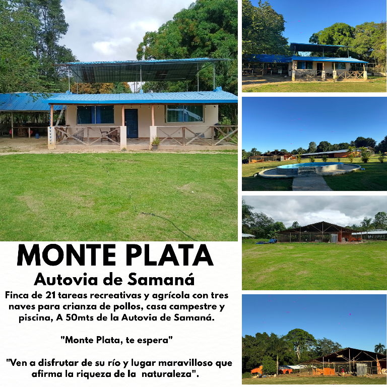 Finca de 21 tareas recreativas y agrícolas con tres naves para crianza Foto 7304236-1.jpg
