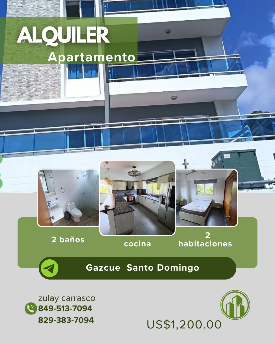 Apartamento en Renta Gazcue Santo Domingo Foto 7304462-1.jpg